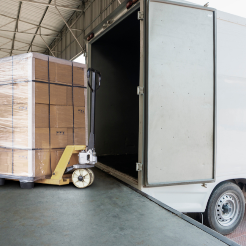 Pallet repair, restack, and reload.